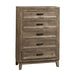 Ridgecrest 5 Drawer Chest in Cobblestone - Furniture 4 Less (Jacksonville, NC)
