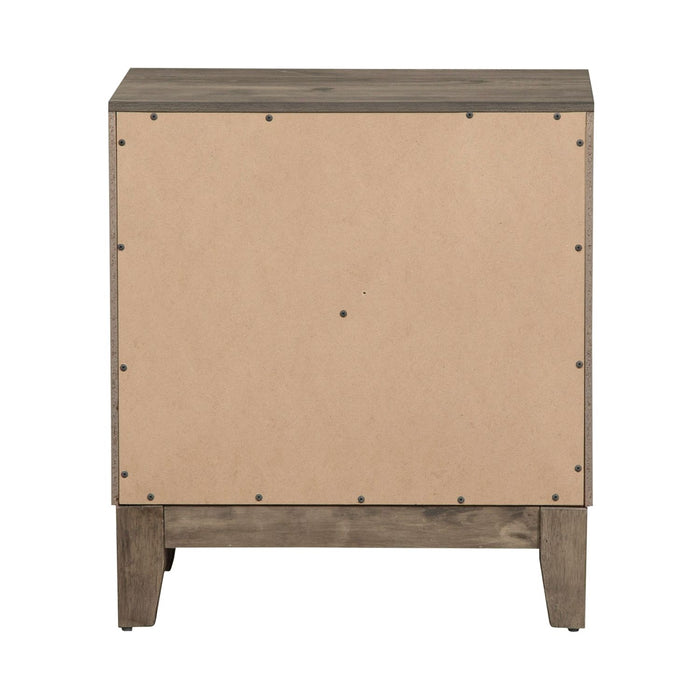 Ridgecrest 2 Drawer Nightstand in Cobblestone - Furniture 4 Less (Jacksonville, NC)