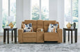 Kanlow Reclining Loveseat with Console - Furniture 4 Less (Jacksonville, NC)