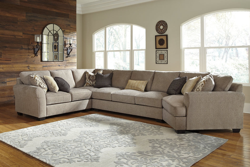 Pantomine Sectional with Cuddler - Furniture 4 Less (Jacksonville, NC)