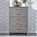 Liberty Furniture Modern Farmhouse Drawer Chest in Dusty Charcoal - Furniture 4 Less (Jacksonville, NC)