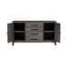 Modern Farmhouse Credenza in Dusty Charcoal - Furniture 4 Less (Jacksonville, NC)
