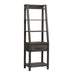 Modern Farmhouse Leaning Bookcase in Dusty Charcoal - Furniture 4 Less (Jacksonville, NC)