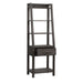 Modern Farmhouse Leaning Bookcase in Dusty Charcoal - Furniture 4 Less (Jacksonville, NC)