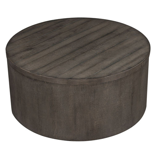 Modern Farmhouse Drum Cocktail Table - Furniture 4 Less (Jacksonville, NC)