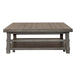 Modern Farmhouse Oversized Square Cocktail Table - Furniture 4 Less (Jacksonville, NC)