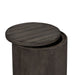 Modern Farmhouse Drum End Table - Furniture 4 Less (Jacksonville, NC)