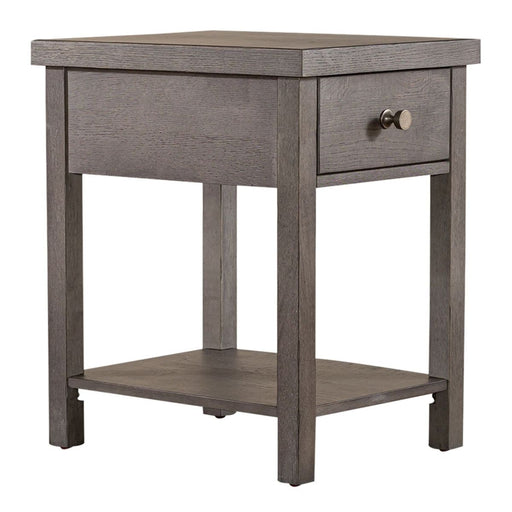 Liberty Furniture Modern Farmhouse Chair Side Table in Brown - Furniture 4 Less (Jacksonville, NC)