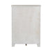 Modern Farmhouse 5 Drawer Chest in White - Furniture 4 Less (Jacksonville, NC)