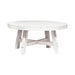 Modern Farmhouse Splay Leg Round Cocktail in Flea Market White - Furniture 4 Less (Jacksonville, NC)