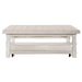 Modern Farmhouse Oversized Square Cocktail Table - Furniture 4 Less (Jacksonville, NC)