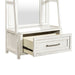 Liberty Furniture Modern Farmhouse Hall Tree in White - Furniture 4 Less (Jacksonville, NC)