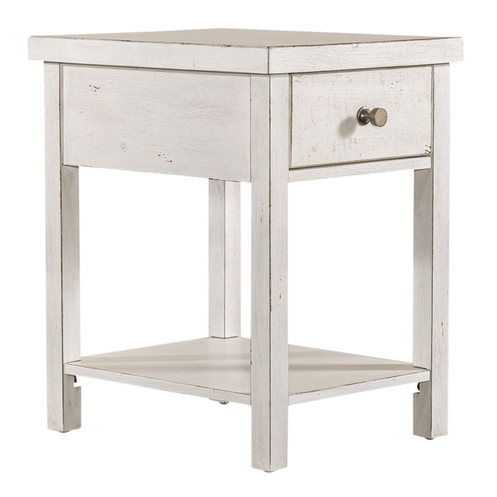 Modern Farmhouse Drawer Chair Side Table - Furniture 4 Less (Jacksonville, NC)