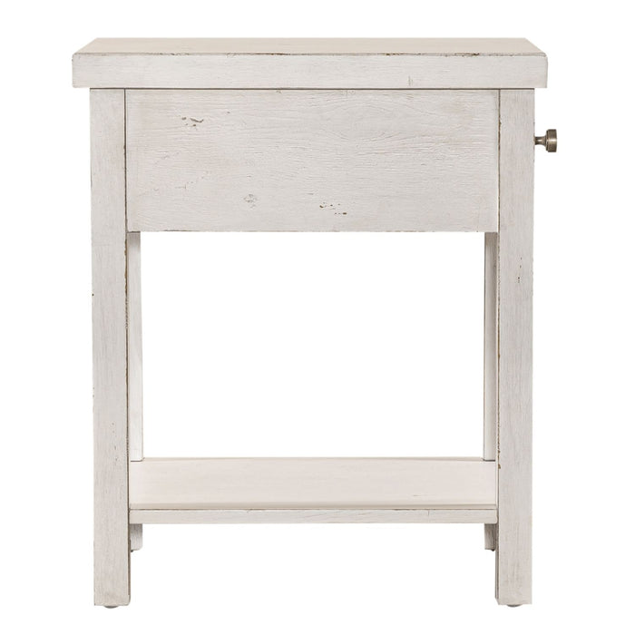Modern Farmhouse Drawer Chair Side Table - Furniture 4 Less (Jacksonville, NC)