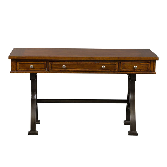 Arlington House Writing Desk in Cobblestone Brown - Furniture 4 Less (Jacksonville, NC)