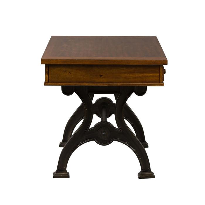 Arlington House Writing Desk in Cobblestone Brown - Furniture 4 Less (Jacksonville, NC)