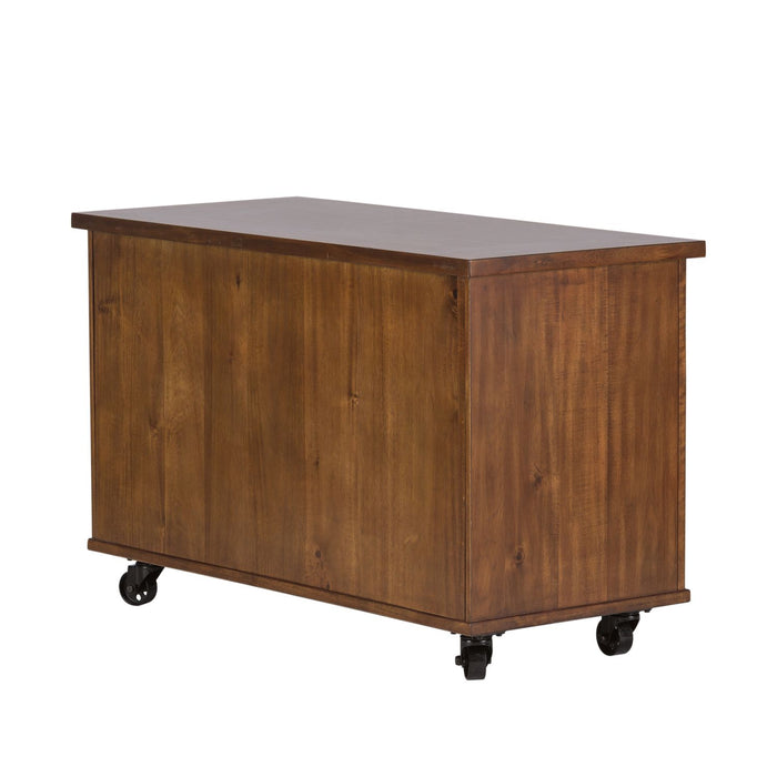 Arlington House Credenza in Cobblestone Brown - Furniture 4 Less (Jacksonville, NC)