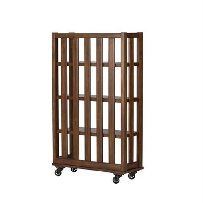 Liberty Arlington House Open Bookcase in Cobblestone Brown - Furniture 4 Less (Jacksonville, NC)