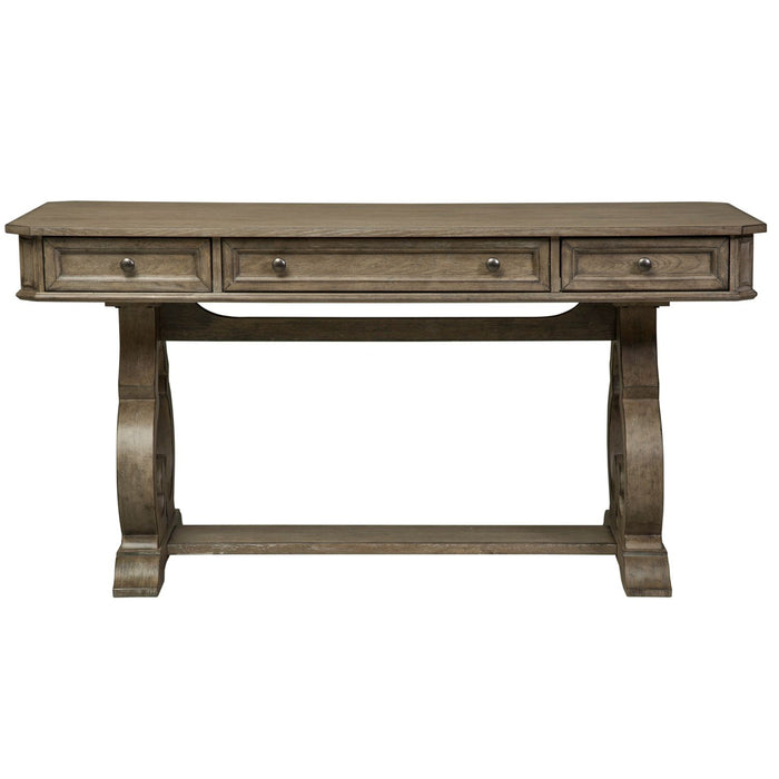 Simply Elegant Writing Desk in Heathered Taupe - Furniture 4 Less (Jacksonville, NC)