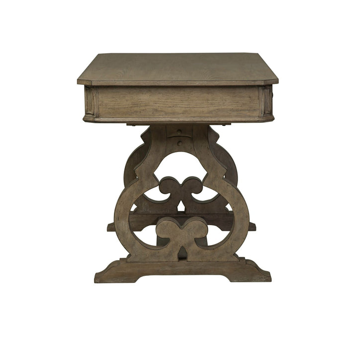 Simply Elegant Writing Desk in Heathered Taupe - Furniture 4 Less (Jacksonville, NC)