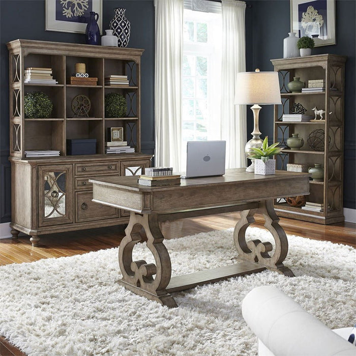 Liberty Simply Elegant Writing Desk in Heathered Taupe - Furniture 4 Less (Jacksonville, NC)