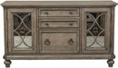 Liberty Simply Elegant Credenza in Heathered Taupe - Furniture 4 Less (Jacksonville, NC)
