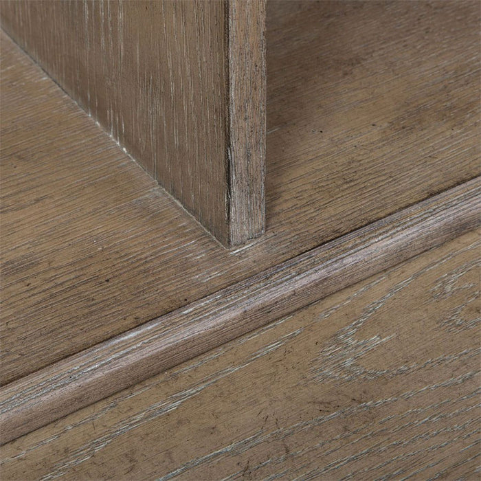 Liberty Simply Elegant Bookcase in Heathered Taupe - Furniture 4 Less (Jacksonville, NC)