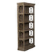 Simply Elegant Bookcase in Heathered Taupe - Furniture 4 Less (Jacksonville, NC)