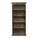 Simply Elegant Bookcase in Heathered Taupe - Furniture 4 Less (Jacksonville, NC)