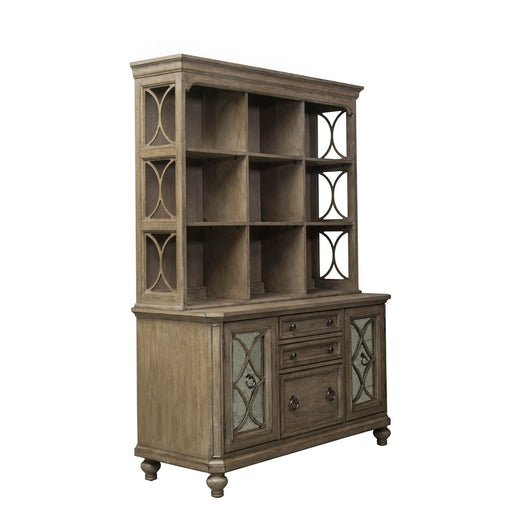Simply Elegant Credenza & Hutch Set - Furniture 4 Less (Jacksonville, NC)