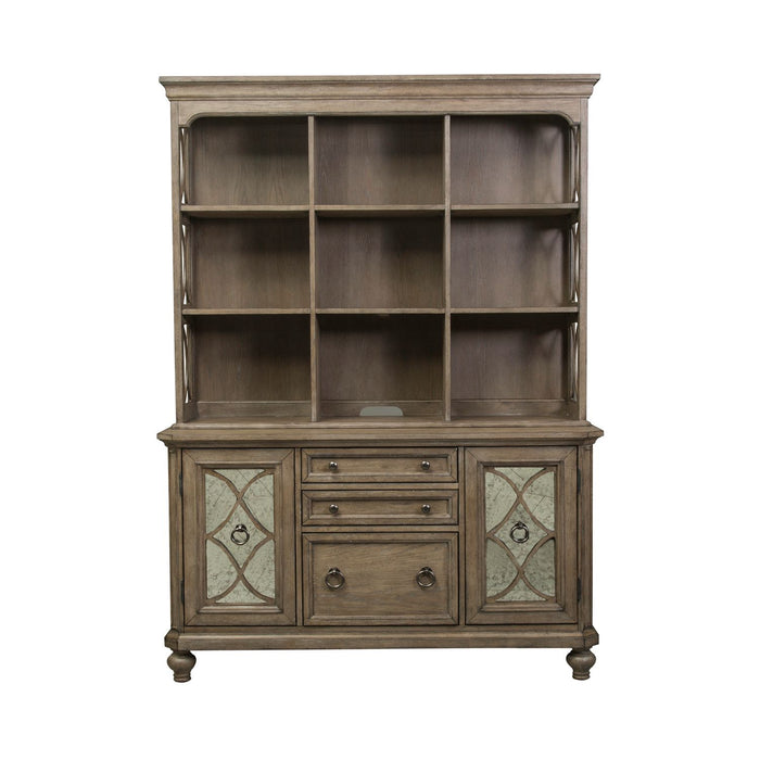 Simply Elegant Credenza & Hutch Set - Furniture 4 Less (Jacksonville, NC)