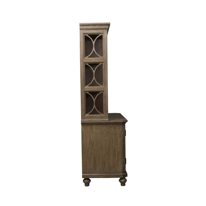 Simply Elegant Credenza & Hutch Set - Furniture 4 Less (Jacksonville, NC)