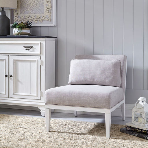 Liberty Furniture Allyson Park Upholstered Accent Chair in White - Furniture 4 Less (Jacksonville, NC)