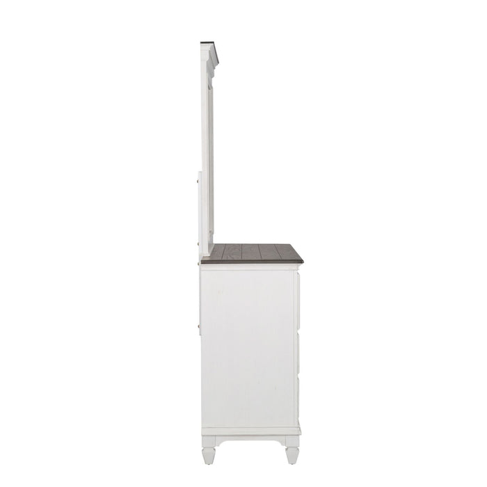 Allyson Park Dresser & Mirror - Furniture 4 Less (Jacksonville, NC)
