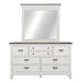 Allyson Park King Panel Bed, Dresser & Mirror - Furniture 4 Less (Jacksonville, NC)