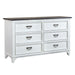Allyson Park Drawer Dresser in White - Furniture 4 Less (Jacksonville, NC)