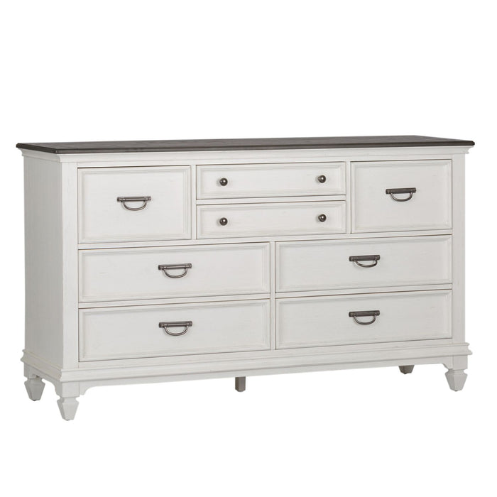 Allyson Park Drawer Dresser in Wirebrushed White - Furniture 4 Less (Jacksonville, NC)