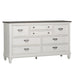 Allyson Park Drawer Dresser in Wirebrushed White - Furniture 4 Less (Jacksonville, NC)