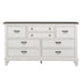 Allyson Park Drawer Dresser in Wirebrushed White - Furniture 4 Less (Jacksonville, NC)