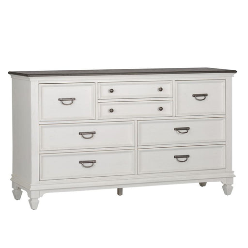 Liberty Furniture Allyson Park Drawer Dresser in Wirebrushed White - Furniture 4 Less (Jacksonville, NC)