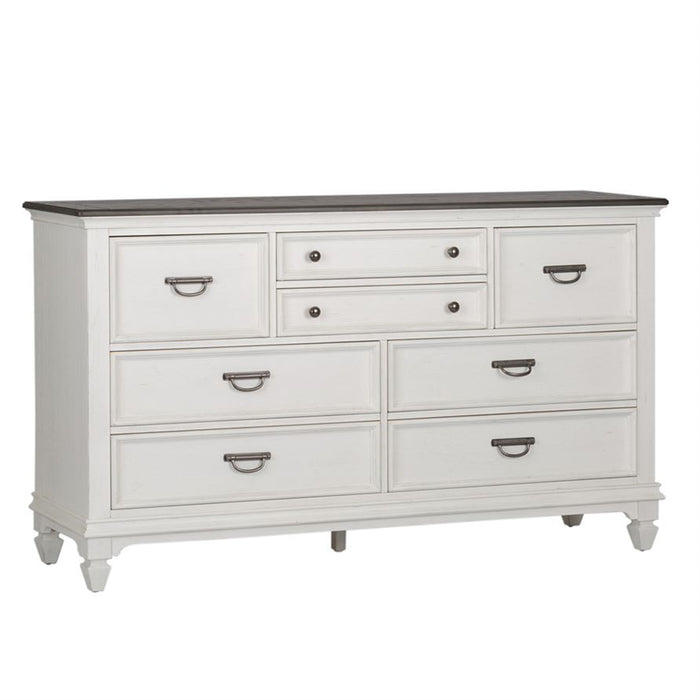 Liberty Furniture Allyson Park Drawer Dresser in Wirebrushed White - Furniture 4 Less (Jacksonville, NC)