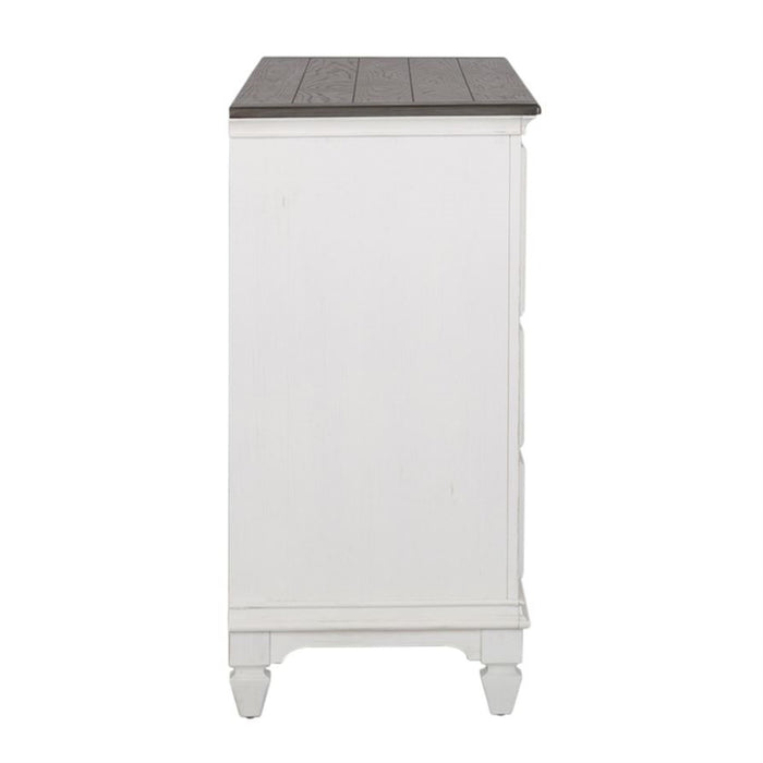 Liberty Furniture Allyson Park Drawer Dresser in Wirebrushed White - Furniture 4 Less (Jacksonville, NC)