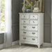 Liberty Furniture Allyson Park Drawer Chest in Wirebrushed White - Furniture 4 Less (Jacksonville, NC)