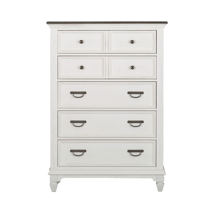 Allyson Park 5 Drawer Chest - Furniture 4 Less (Jacksonville, NC)
