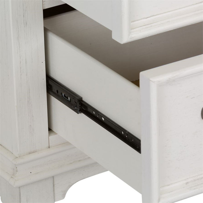 Liberty Furniture Allyson Park Drawer Chest in Wirebrushed White - Furniture 4 Less (Jacksonville, NC)