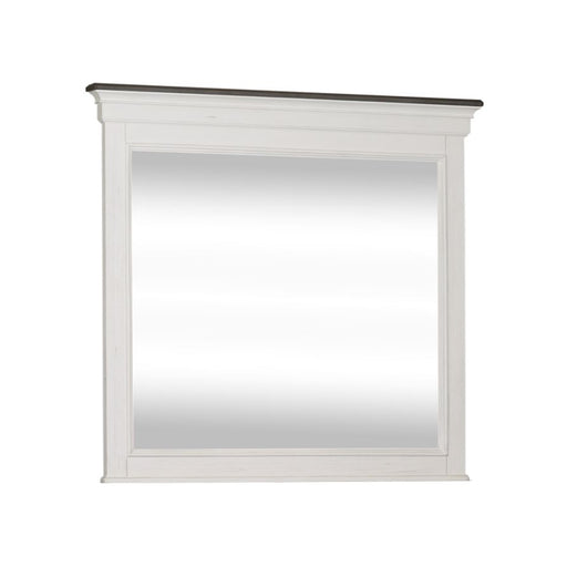 Liberty Furniture Allyson Park Mirror in Wirebrushed White - Furniture 4 Less (Jacksonville, NC)