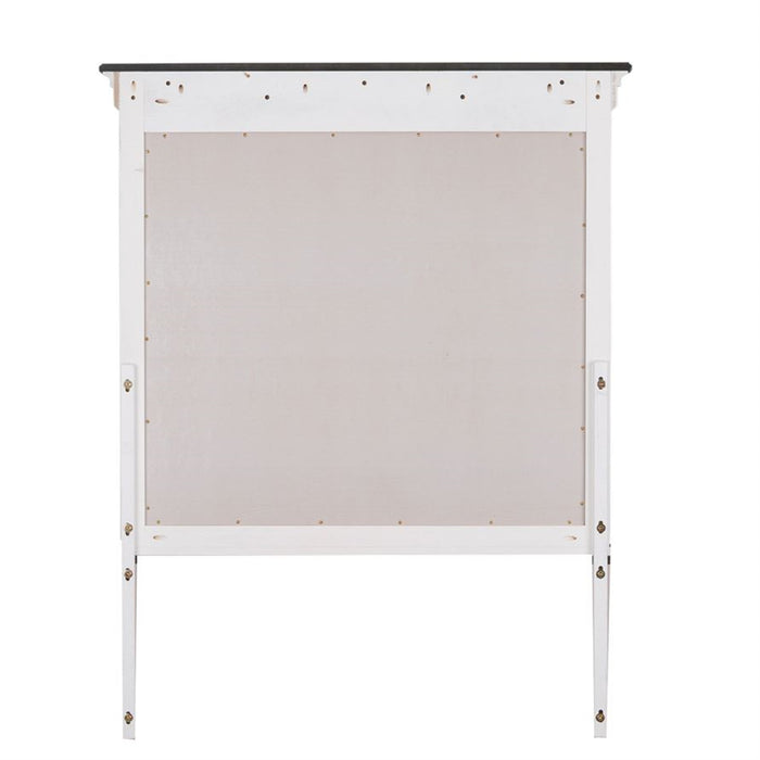 Liberty Furniture Allyson Park Mirror in Wirebrushed White - Furniture 4 Less (Jacksonville, NC)