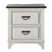 Liberty Furniture Allyson Park 2 Drawer Nightstand with Charging Station in White image