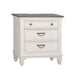 Allyson Park Nightstand in Wirebrushed White - Furniture 4 Less (Jacksonville, NC)