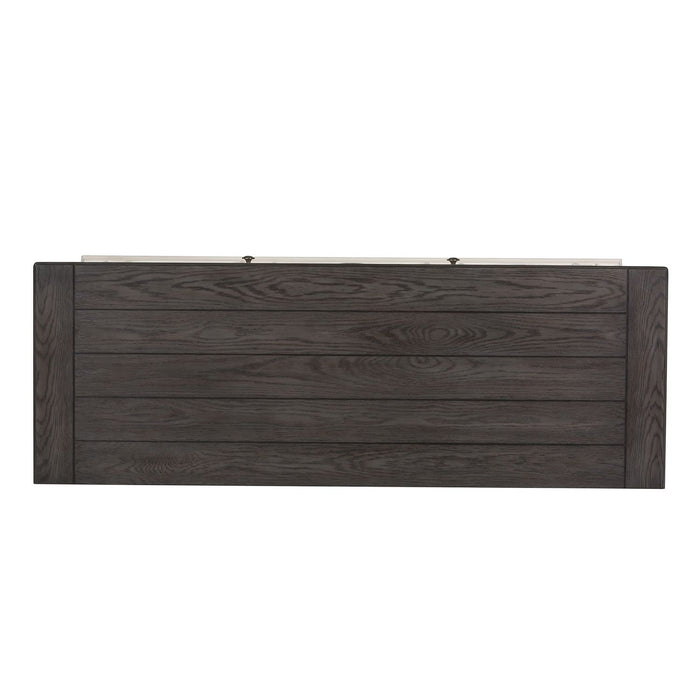 Allyson Park Buffet in White with Charcoal - Furniture 4 Less (Jacksonville, NC)
